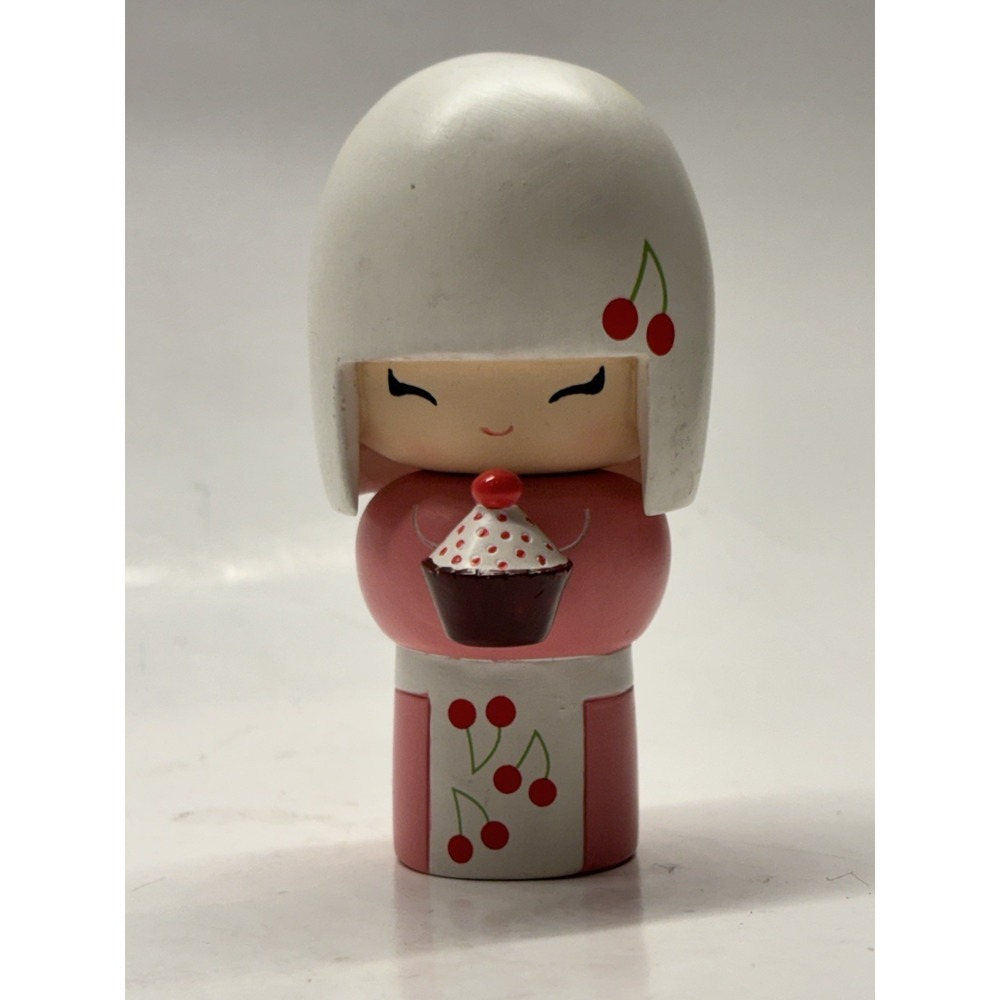 Momiji Pixie Cherry Cupcake Vintage Doll with Message
